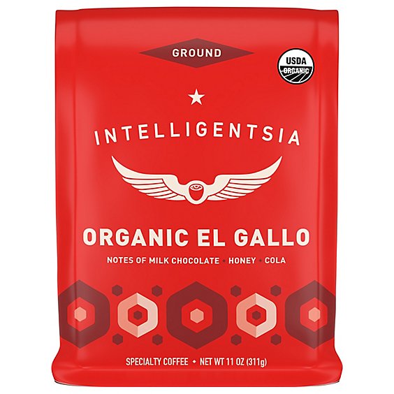 Intelligentsia El Gallo Organic Medium Roast Ground Coffee Bag - 11 Oz