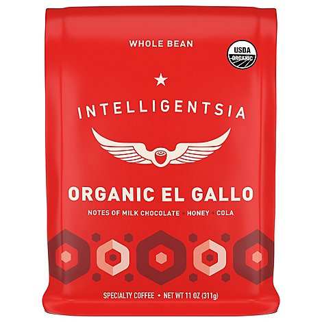Intelligentsia El Gallo Organic Medium Roast Direct Trade Whole Bean Coffee Bag - 11 Oz