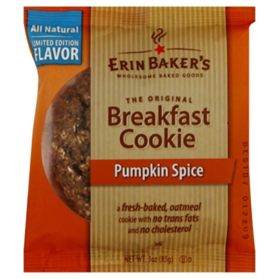 Erin Bakers Breakfast Cookie Pumpkin Spice - 3 Oz - Image 1