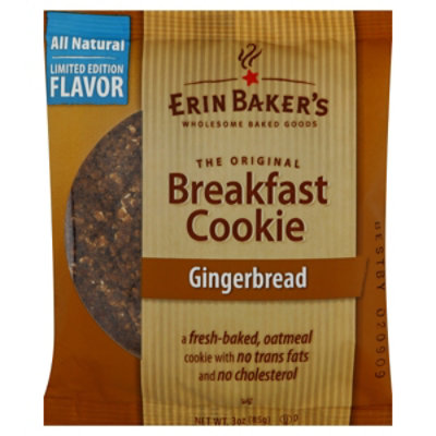 Erin Bakers Breakfast Cookie Gingerbread - 3 Oz - Image 1