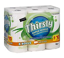 Signature Select Paper Towel Thirsty Strong Absorbent - 6 Roll