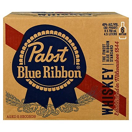 Pabst Blue Ribbon White Whiskey - 750 Ml - Image 3