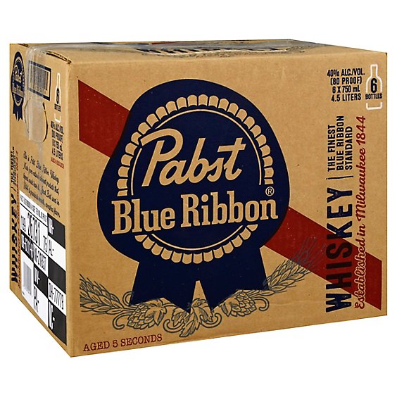 Pabst Blue Ribbon White Whiskey - 750 Ml