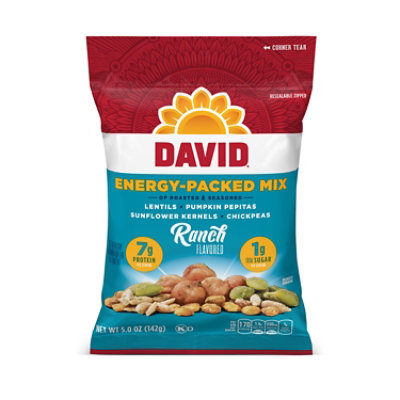 DAVID Energy Packed Ranch Flavored Seed Mix - 5 Oz - Image 1