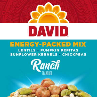 DAVID Energy Packed Ranch Flavored Seed Mix - 5 Oz - Image 2