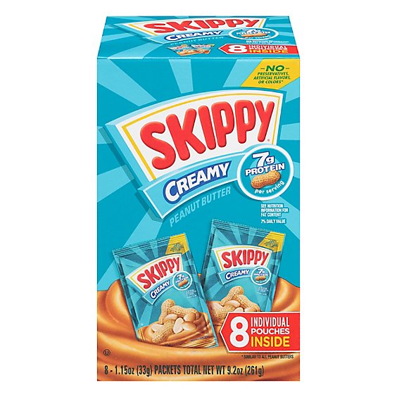 Skippy Creamy Squeeze - 8-1.15 Oz