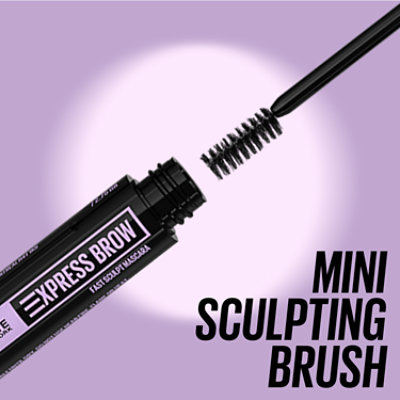 Maybelline Brow Fast Sculpt Eyebrow Gel Mascara Makeup Shapes Eyebrow Soft Brown - 0.09 Fl. Oz. - Image 5