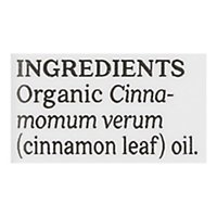 Aura Cacia Essential Oil Organic Cinnamon Leaf - 0.25 Fl. Oz. - Image 4