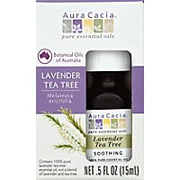 Aura Cacia Essential Oil Pure Soothing Lavender Tea Tree - 0.5 Fl. Oz. - Image 2