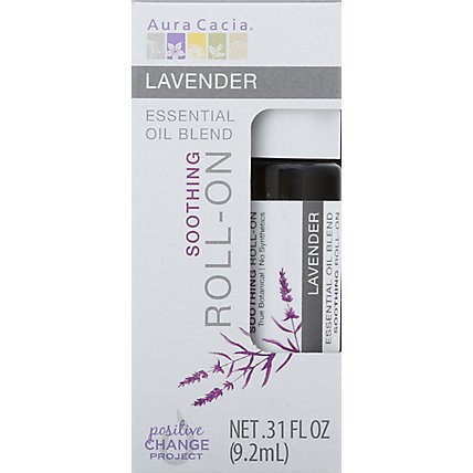 Aura Cacia Oil Essential Roll Lavender - 0.31 Oz - Image 2