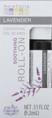 Aura Cacia Oil Essential Roll Lavender - 0.31 Oz - Image 2