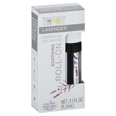 Aura Cacia Oil Essential Roll Lavender - 0.31 Oz - Image 1