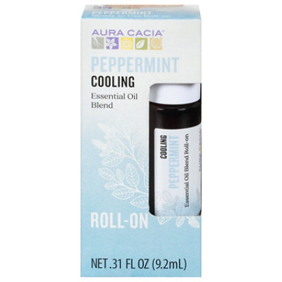 Aura Cacia Essential Oil Blend Roll On Cooling Peppermint - 0.31 Fl. Oz. - Image 3