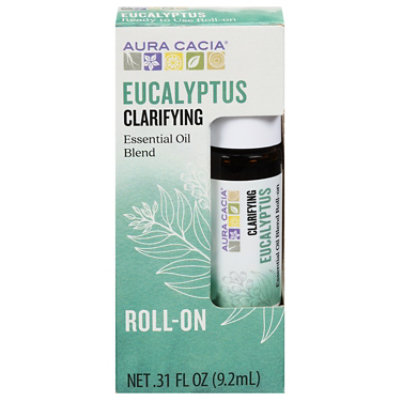 Aura Cacia Essential Oil Blend Roll On Clearing Eucalyptus - 0.31 Fl. Oz. - Image 3