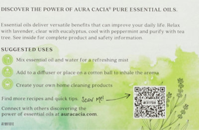 Aura Cacia Discover Essential Oils Kit - 4-0.25 Fl. Oz. - Image 4