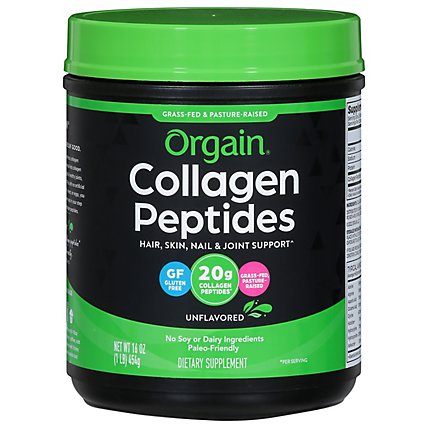 Orgain Collagen Pwdr Org Grs Fed - 1 Lb - Image 2