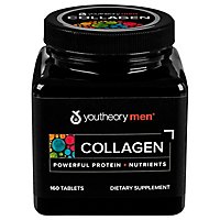 Youtheory Mens Collagen Tablets Advanced Formula - 160 Count - Image 2