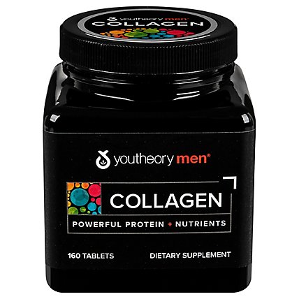 Youtheory Mens Collagen Tablets Advanced Formula - 160 Count - Image 1