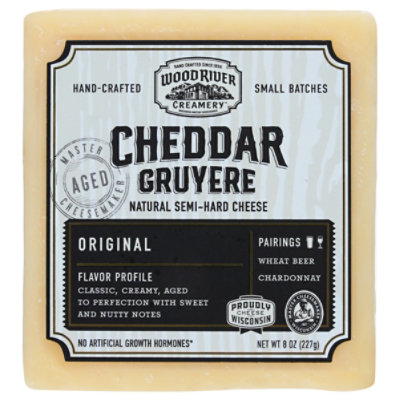 Wood River Creamery Alpine Style Cheddar Original - 8 Oz - Image 3