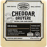 Wood River Creamery Alpine Style Cheddar Original - 8 Oz - Image 2