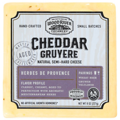 Wood River Creamery Herbes De Provence Cheddar - 8 Oz - Image 2