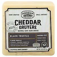 Wood River Creamery Black Truffle Cheddar - 8 Oz - Image 3