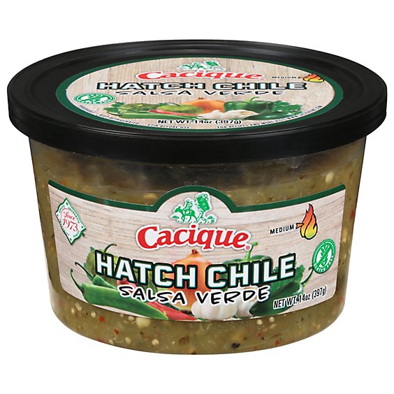 Cacique Hatch Green Chili Salsa - 14 Oz