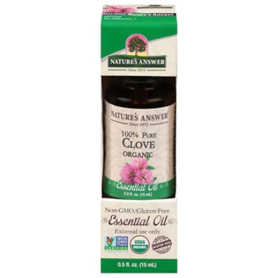 Natures Answer Essential Oil Organic Pure Clove - 0.5 Fl. Oz. - Image 3