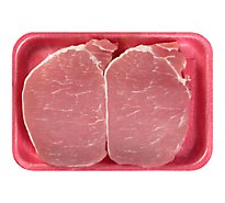 Pork Loin Center Cut Chops Boneless Thin Cut - 1 Lbs