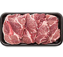 Pork Shoulder Blade Steak Bone In Value Pack - 3.25 Lbs