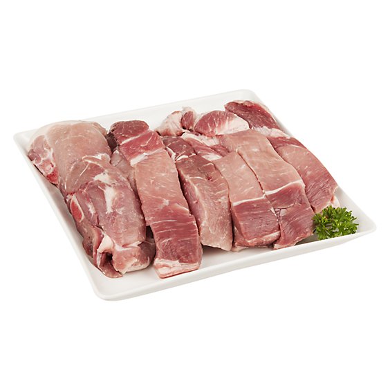 Pork Loin Country Style Ribs Bone In - 2.5 Lb