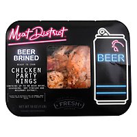Meat District Beer Brined Chicken Party Wings - 1 Lb - Image 1