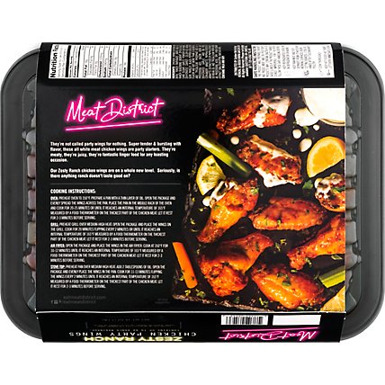 Meat District Zesty Ranch Chicken Party Wings - Lb - Image 6