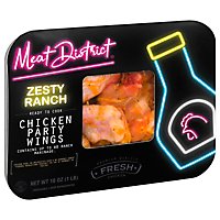 Meat District Zesty Ranch Chicken Party Wings - Lb - Image 1