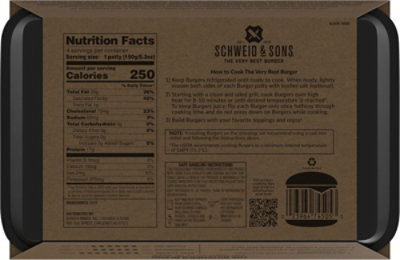 Schweid And Sons Butchers Blend Ultra Premium Hamburger - 1.325 Lb - Image 6