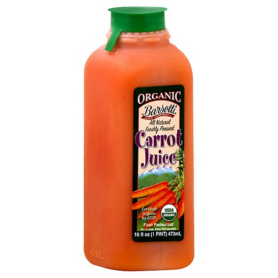 Barsotti Carrot Juice Organic - 16 Fl. Oz.