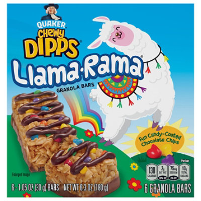 Quaker Chewy Dipps Llama-Rama Chocolate Chip - 6.3 Oz - Image 2