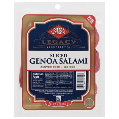 Dietz & Watson Salami Genoa - 6 Oz - Image 3