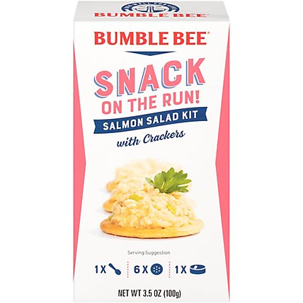 Bumble Bee Snack On The Run Salad Salmon With Crackers - 3.5 Oz - Image 3