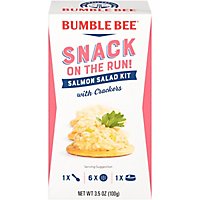 Bumble Bee Snack On The Run Salad Salmon With Crackers - 3.5 Oz - Image 3
