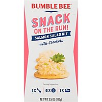 Bumble Bee Snack On The Run Salad Salmon With Crackers - 3.5 Oz - Image 2