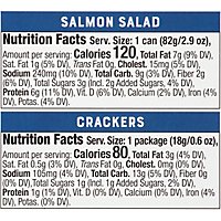 Bumble Bee Snack On The Run Salad Salmon With Crackers - 3.5 Oz - Image 4