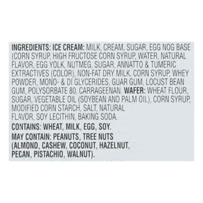 Signature SELECT Ice Cream Sandwich Eggnog - 6-3.5 Fl. Oz. - Image 4