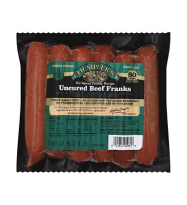 Hempler's Beef Franks - Lb - Image 1