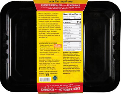 Cafe Spice Chicken Vindaloo - 16 Oz - Image 6