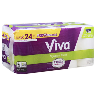 Viva Signature Cloth Choose-a-sheet Paper Towels - 2 Triple Rolls : Target