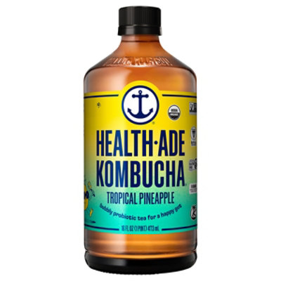 Health Ade Kombucha Tropical Punch - 16 Fl. Oz. - Image 3