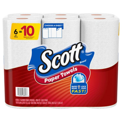 Scott Paper Towel Choose A Sheet Big Roll 1 Ply - 6 Roll