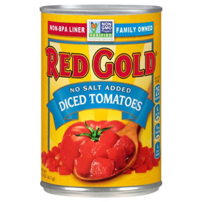 Red Gold Tomatoes Diced No Salt Added - 14.5 Oz - Image 3