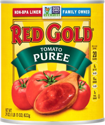 Red Gold Tomato Puree - 29 Oz - Image 2